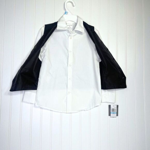 Van Heusen | Toddler Boys 4-pc. Formal Black 4-Piece Suit Set Size 5T-NWT - Picture 10 of 15